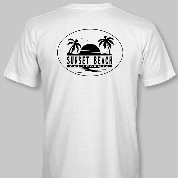 Sunset Beach T-Shirt huntington surf surfing california surfboard - Picture 5 of 11